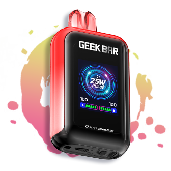 GEEK BAR SKYVIEW CHERRY LEMON MINT 16ML E-LIQUID 5% NIC RECHARGEABLE DISPOSABLE VAPE 25K PUFFS 5 COUNT BOX