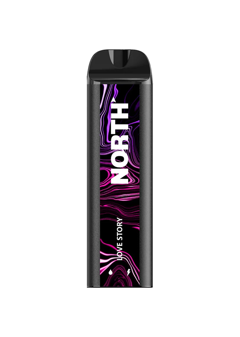 NORTH LOVE STORY 10ML 5% NIC RECHEARGEABLE DISPOIABLE VAPE 5000 PUFFS