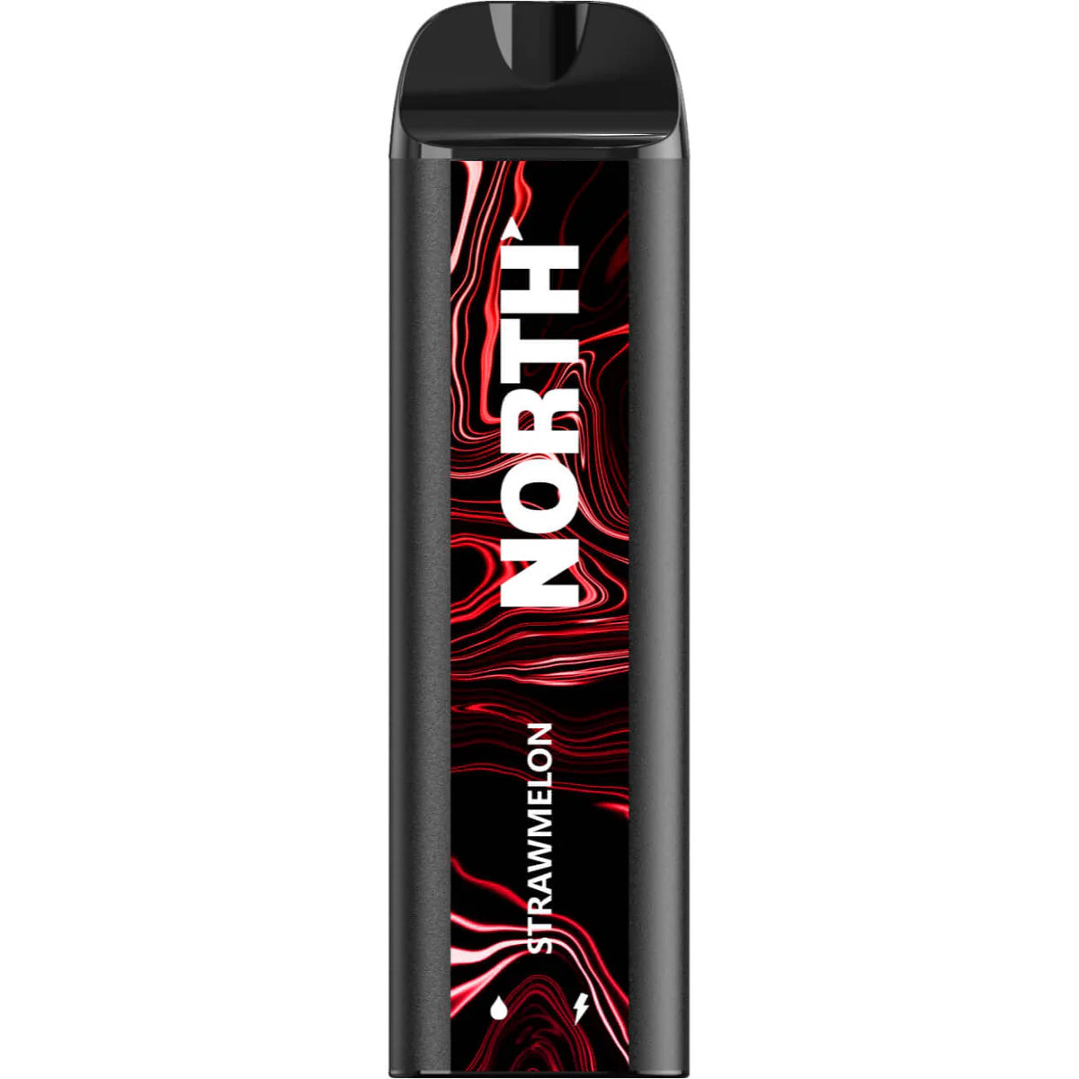 NORTH STRAWMELON 10ML 5% NIC RECHEARGEABLE DISPOIABLE VAPE 5000 PUFFS