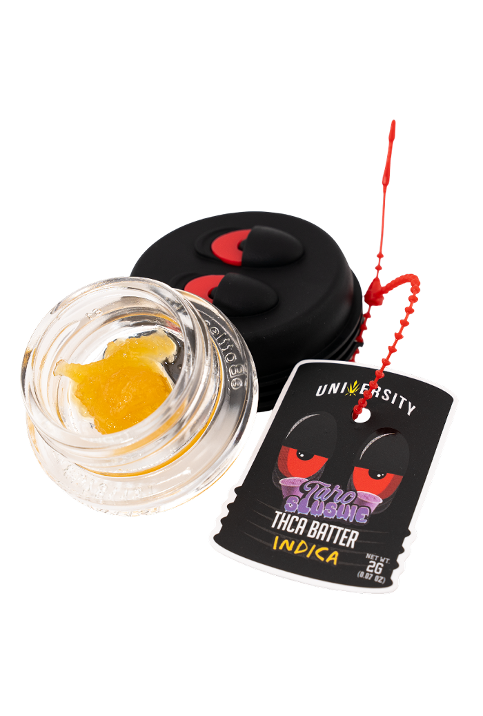 UNIVERSITY THCA BATTER TARO SLUSHIE 2GM JAR