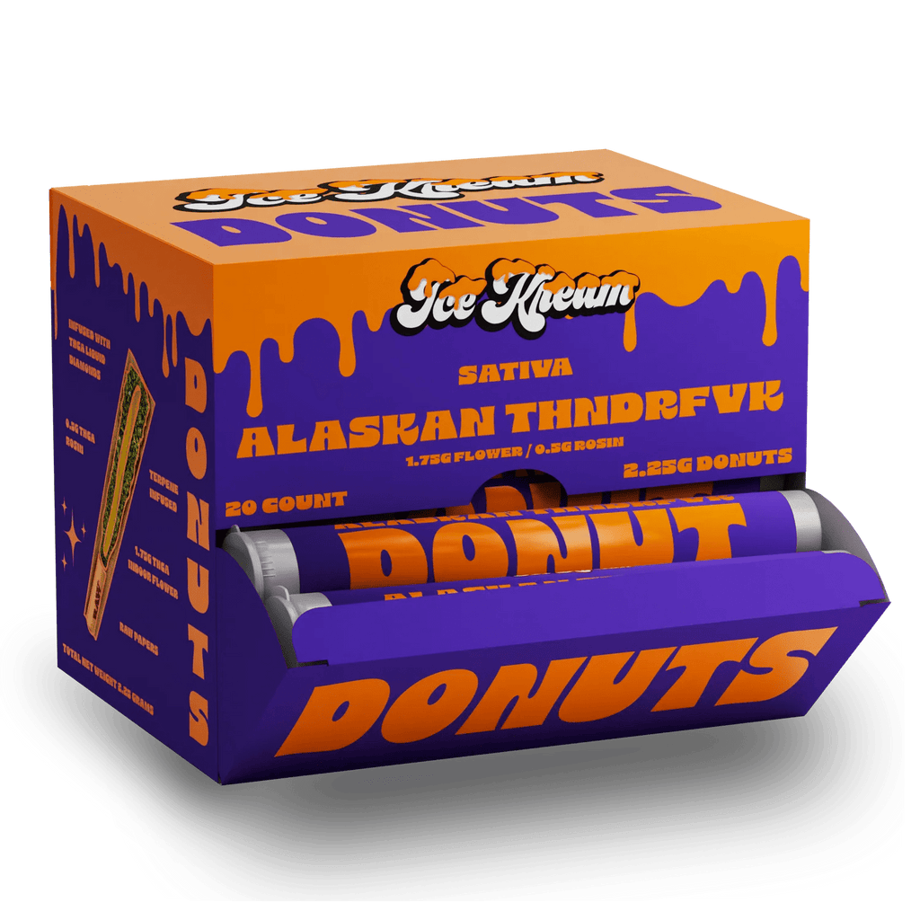 ICE KREAM ALASKAN THNDRFVK POWDERED DONUTS THCA DIAMONDS SATIVA HASH HOLES