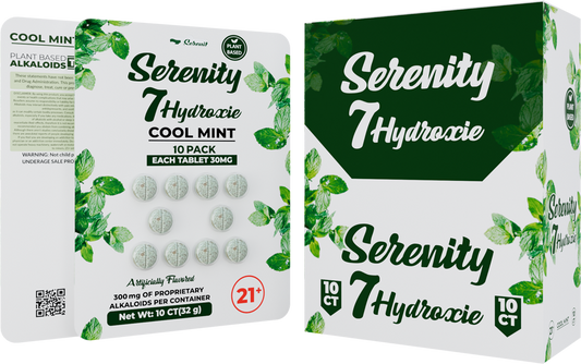 SERENITY 7 HYDROXIE 10CT 30MG -COOL MINT