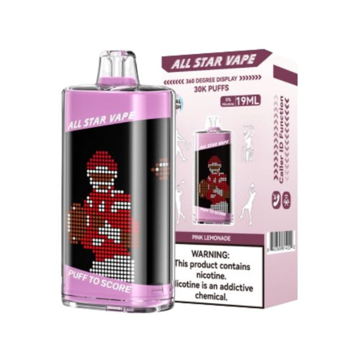 ALL STAR VAPE 30K PUFFS-PINK LEMONADE