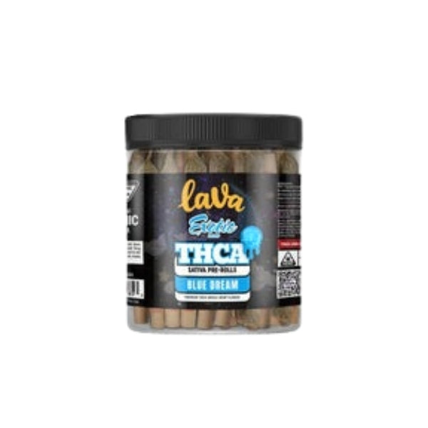 LAVA THCA 2gm PRE ROLL 10ct Jar-BLUE DREAM