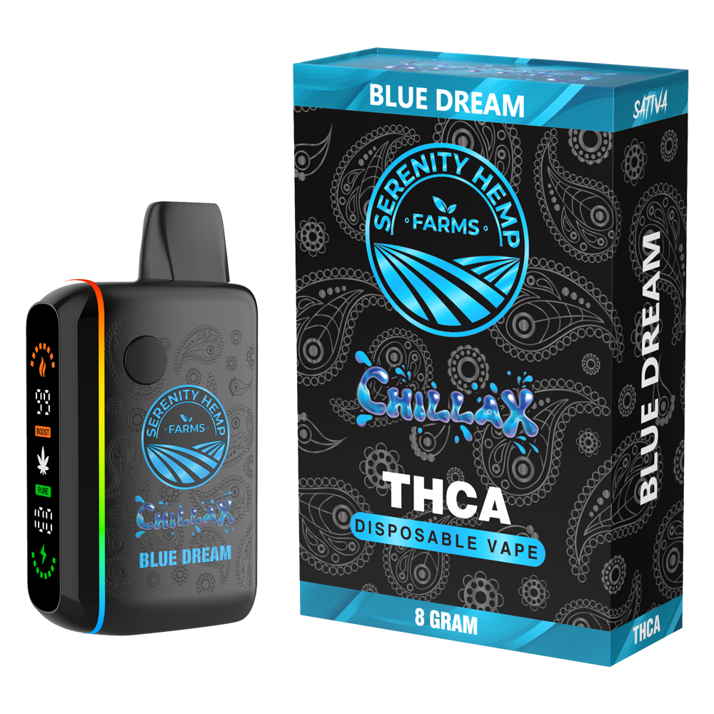 Serenity Hemp THC-A Disposable 8g (SINGLE) - BLUE DREAM