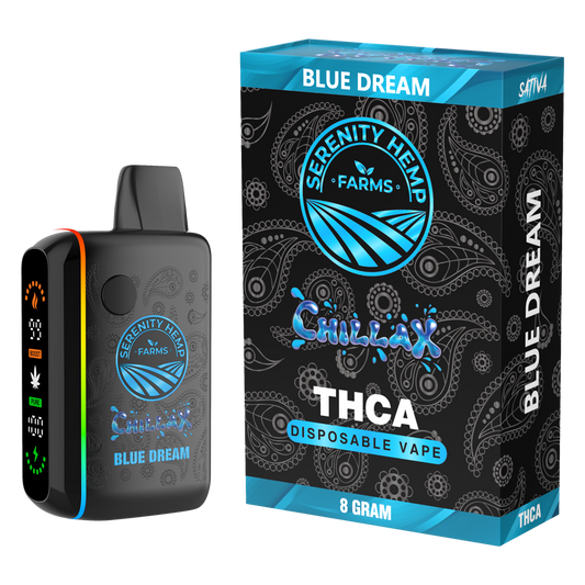 Serenity Hemp THC-A Disposable 8g (SINGLE) - BLUE DREAM