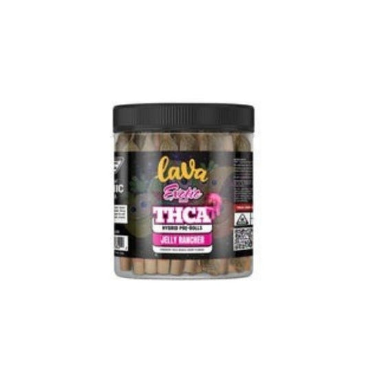 LAVA THCA 2gm PRE ROLL 10ct Jar-JELLY RANCHER