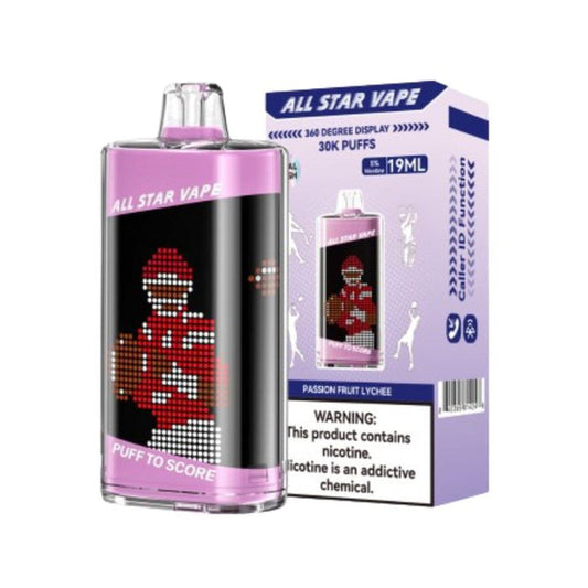 ALL STAR VAPE 30K PUFFS-PASSION FRUIT LYCHEE