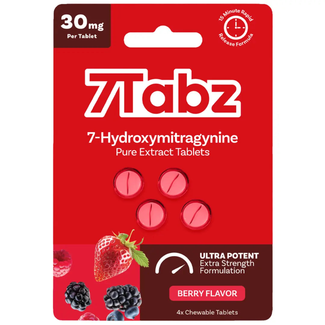 7TABZ BERRY ULTRA POTENT 7 HYDROXY TABLETS 30MG 10 COUNT PACKS