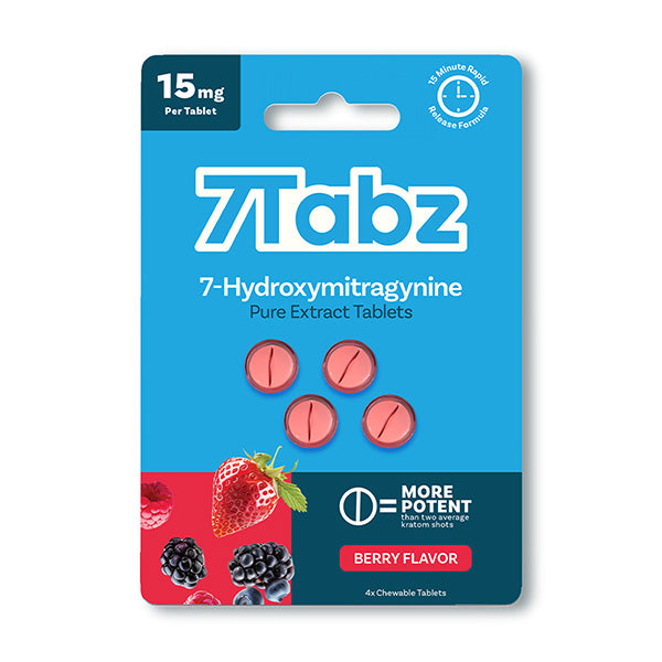 7TABZ BERRY HIGH-POTENCY 7 HYDROXY TABLETS 15MG 20 COUNT PACKS