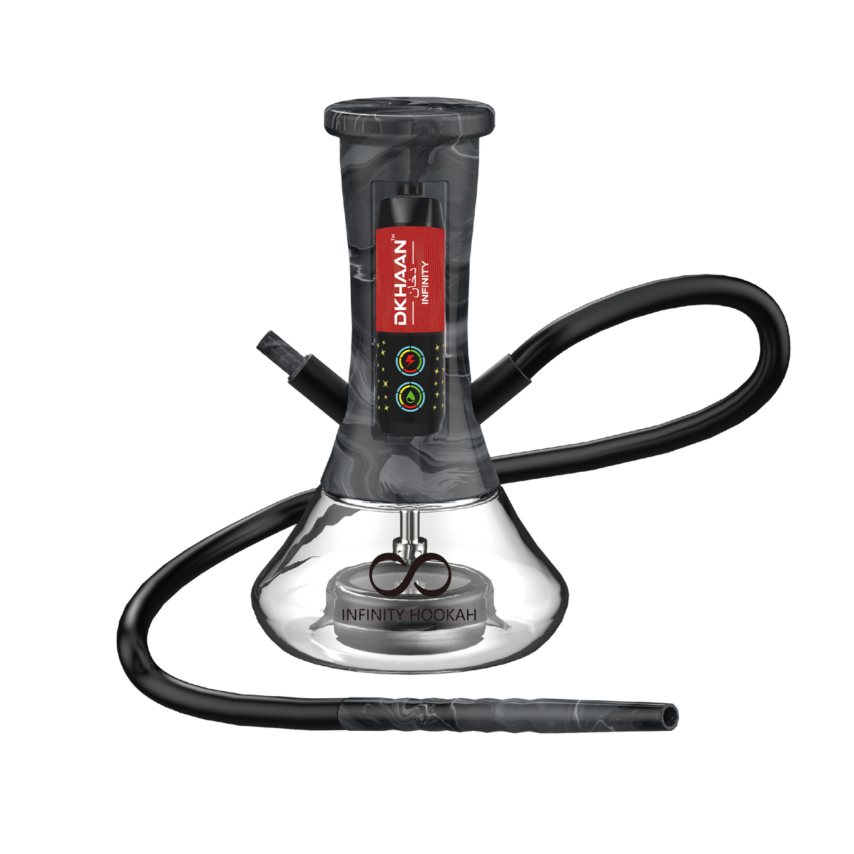 DKHAAN INFINITY HOOKAH KIT-BLACK