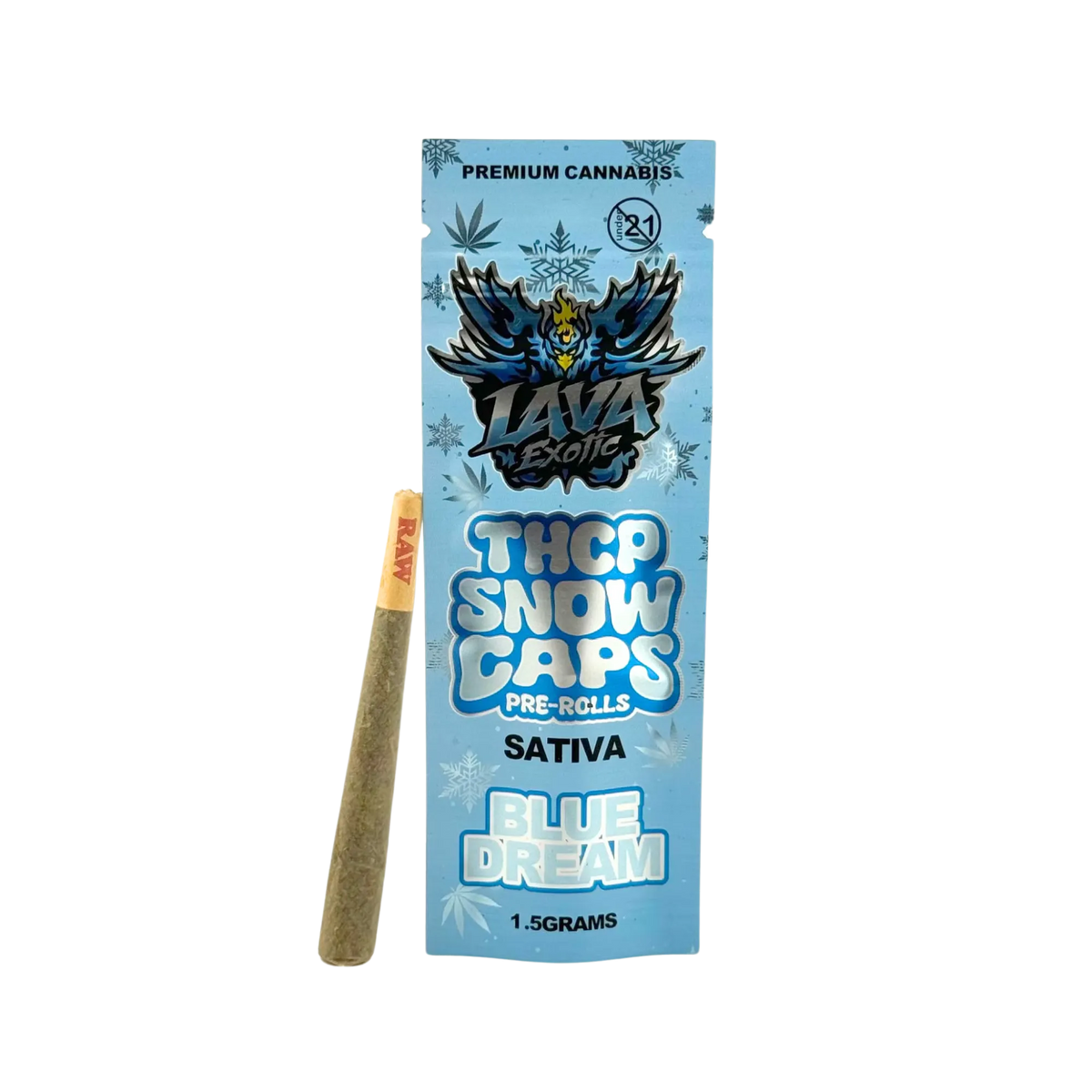 LAVA THCP SNOW CAPS 1CT 1.5GM-BLUE DREAM