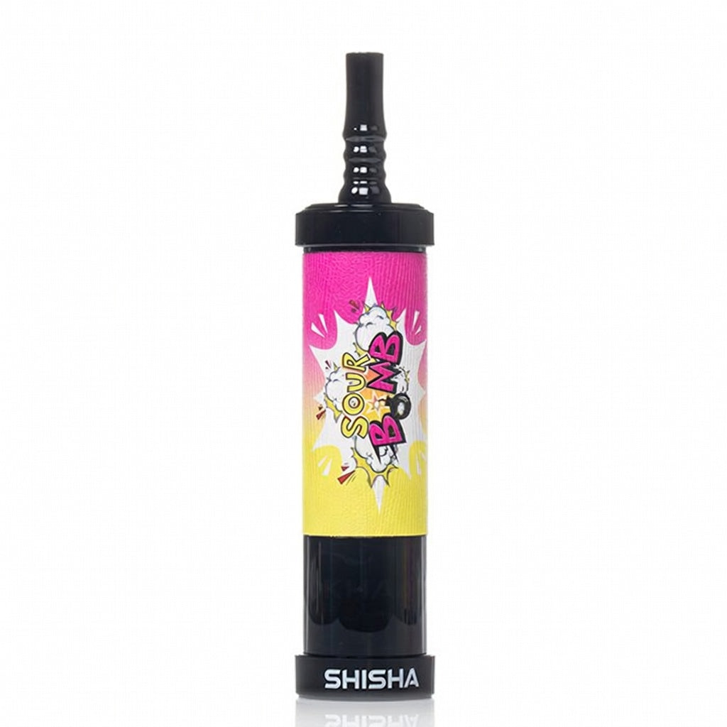 DKHAAN SHISHA SOUR BOMB 20ML E-LIQUID 5% NIC RECHARGEABLE DISPOSABLE VAPE 60K PUFFS 5 COUNT BOX