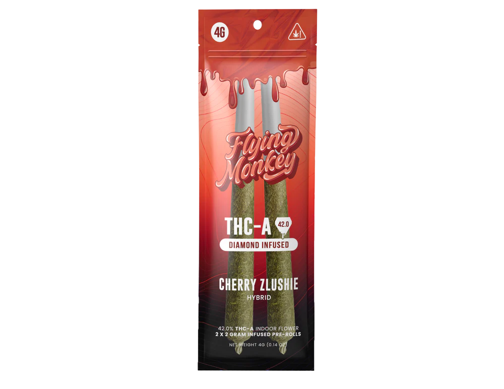 Fling Mnkey THC-A Dimond Infused Cherry Zlushie HYBRID