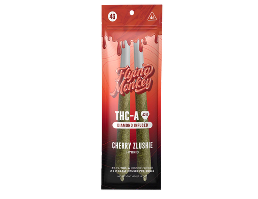 Fling Mnkey THC-A Dimond Infused Cherry Zlushie HYBRID