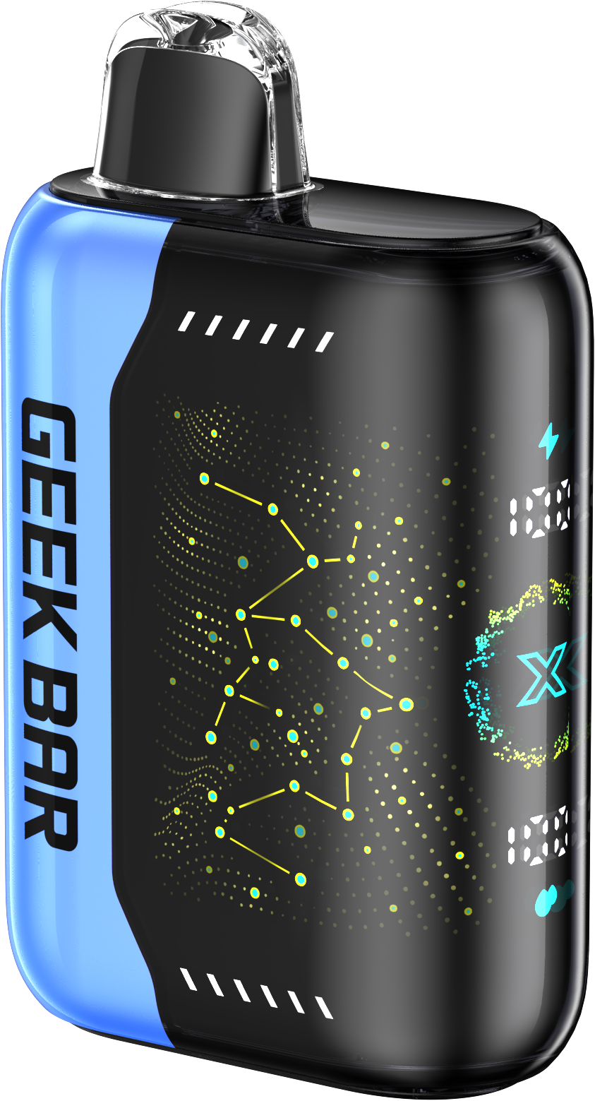 GEEK BAR PULSE X PINK BLACKBERRY BLUEBERRY 16ML E-LIQUID 5% NIC RECHAREABLE DISPOSABLE VAPE 25K PUFFS 5 COUNT PACK