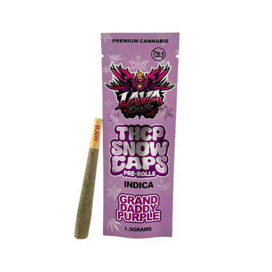 LAVA THCP SNOW CAPS 1CT 1.5GM-GRAND DADDY PURPLE