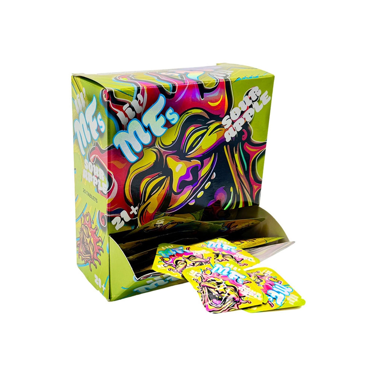 LIL' MF SOUR APPLE MUSHROOM TABLET 2000MG 25 COUNT BOX