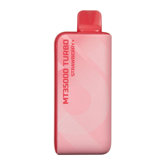 LOST MARY MT35K TURBO STRAWBERRY 5% NIC RECHARGEABLE DISPOSABLE VAPE 35K PUFFS 5 COUNT BOX
