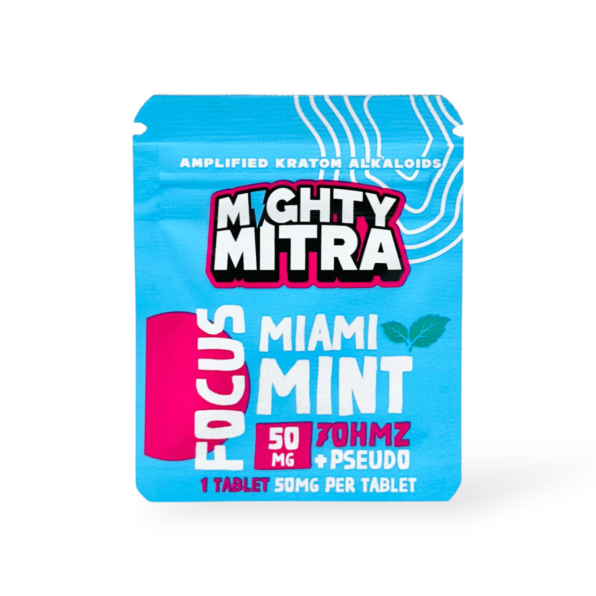 MIGHTYMITRA 500MG 7OHMZ+PSEUDO --FOCUS MIAMI MINT