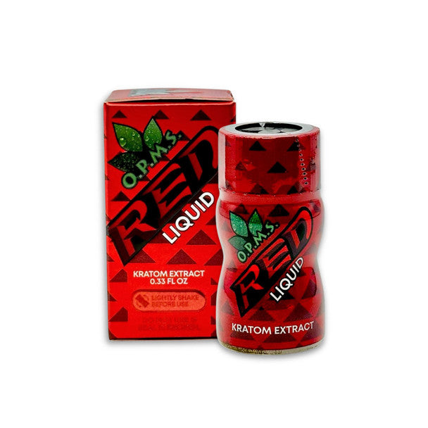 OPMS RED LIQUID KRATOM EXTRACT SHOT 50 COUNT BOX