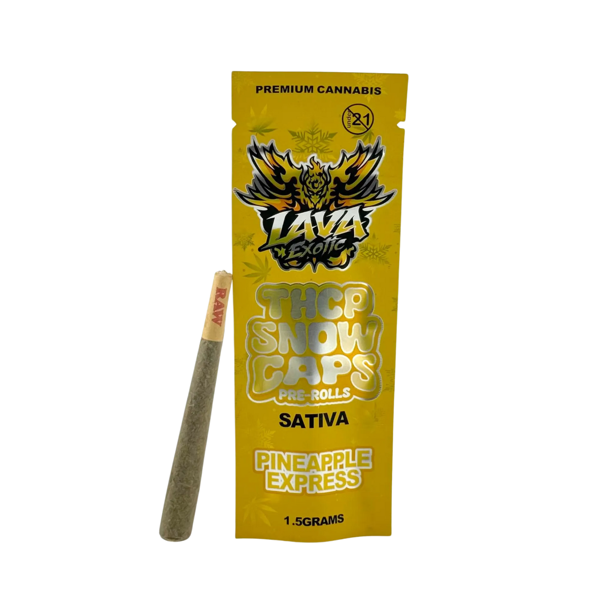 LAVA THCP SNOW CAPS 1CT 1.5GM-PINEAPPLE EXPRESS