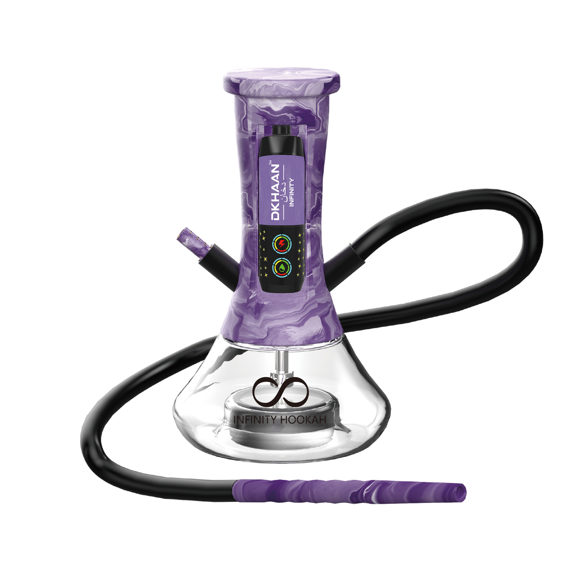 DKHAAN INFINITY HOOKAH KIT-PURPLE