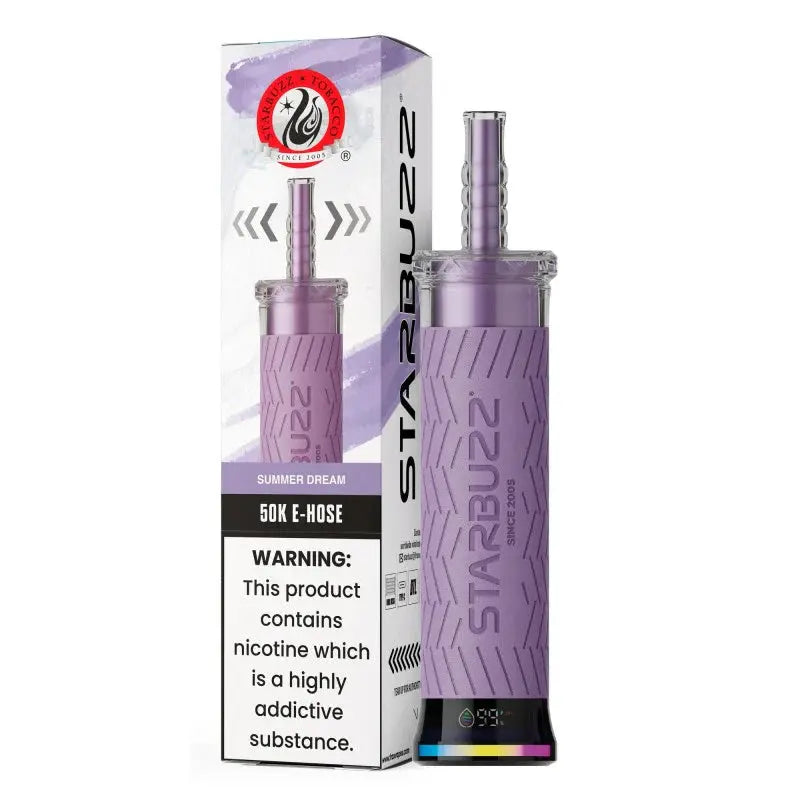 STARBUZZ  E-HOSE SUMMER DREAM 40ML E-LIQUID  RECHAREABLE DISPOSABLE VAPE 50K PUFFS