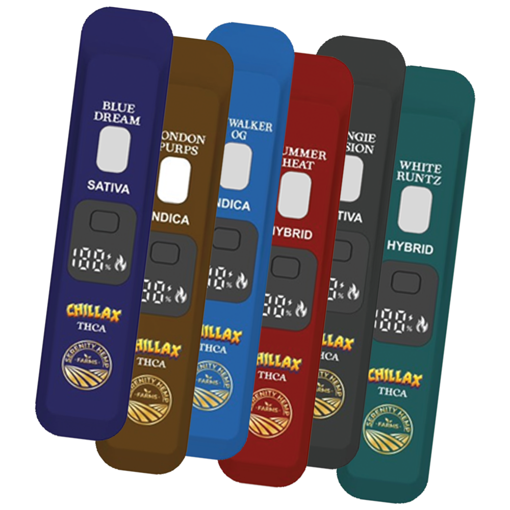 SERENITY HEMP - CHILLAX THCA 3ML DISPOSABLE VAPE ASSORTED