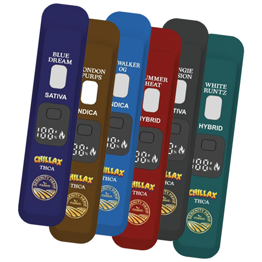 SERENITY HEMP - CHILLAX THCA 3ML DISPOSABLE VAPE ASSORTED