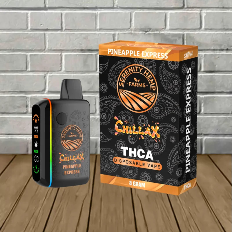 Serenity Hemp THC-A Disposable 8g (SINGLE) - Pineapple Express (Sativa)