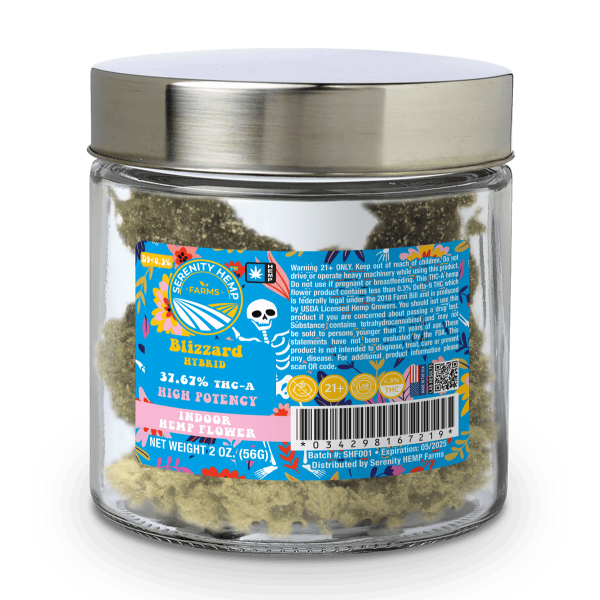 SERENITY 2oz JAR-BLIZZARD