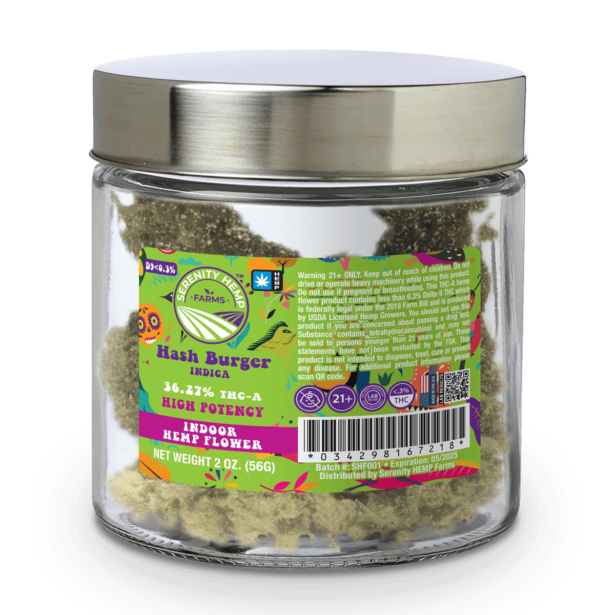 SERENITY 2oz JAR-HASHBURGER