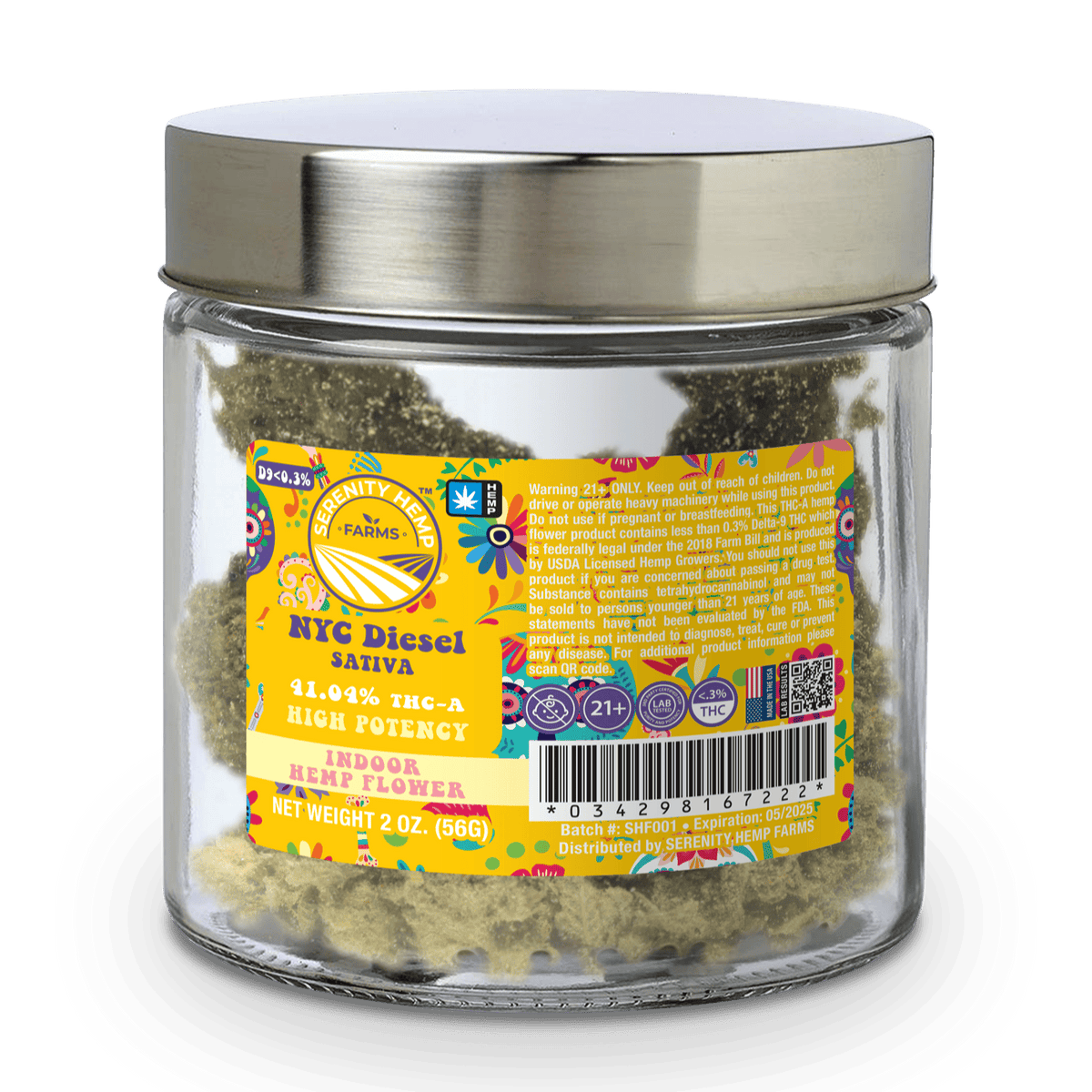 SERENITY 2oz JAR-NYC DIESEL