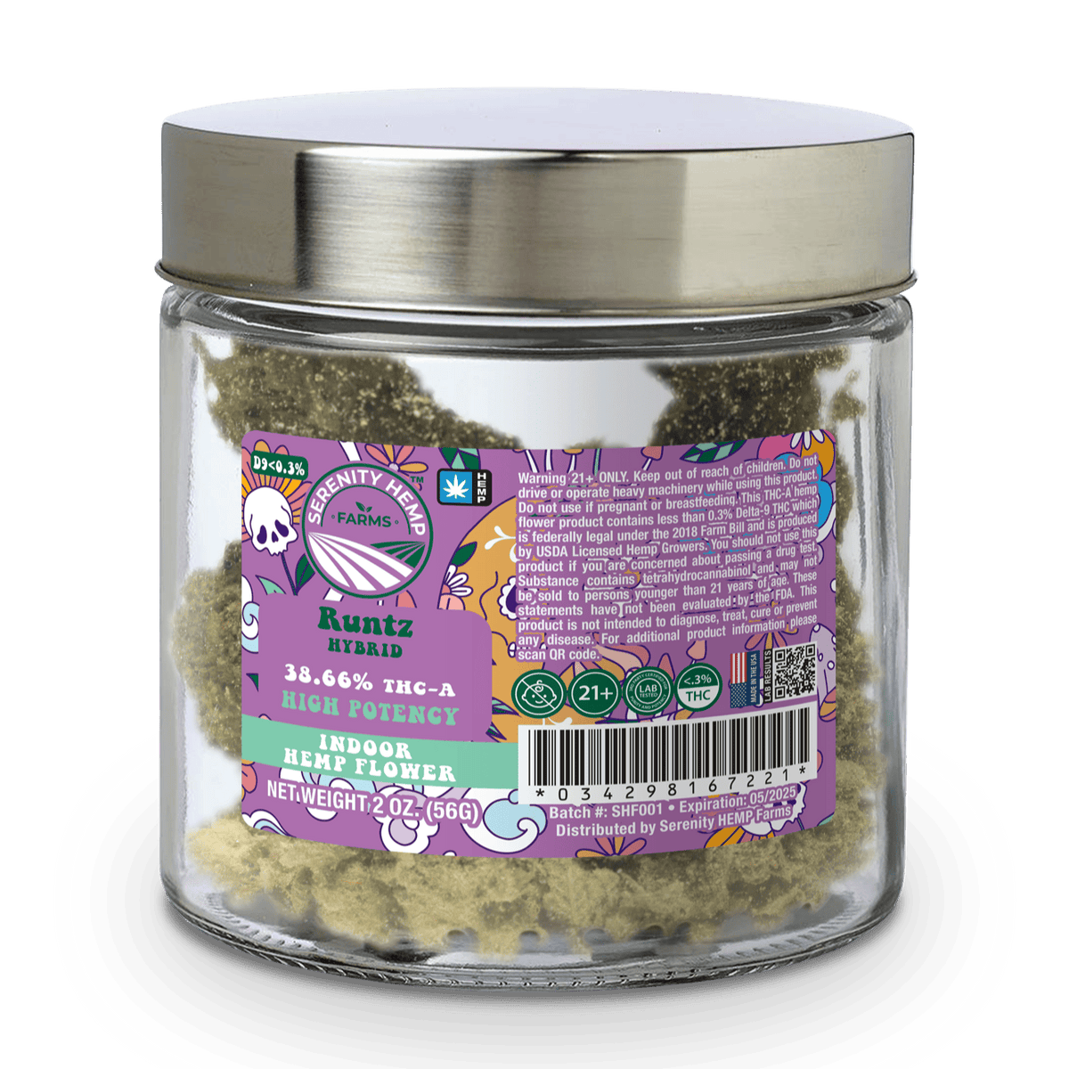 SERENITY 2oz JAR-RUNTZ