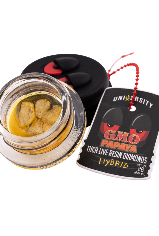 UNIVERSITY THCA DIAMOND GMO PAPAYA 2GM JAR