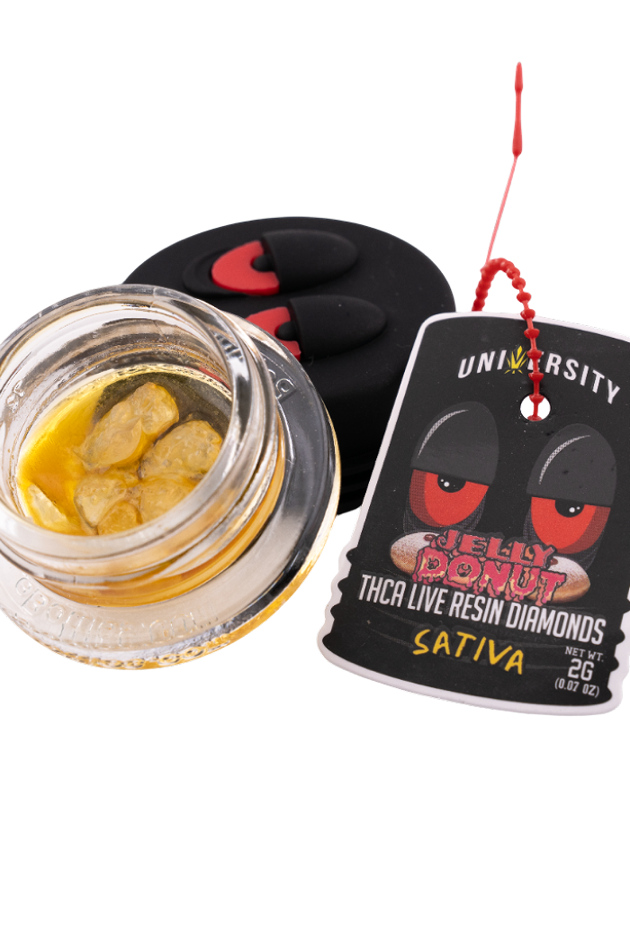 UNIVERSITY THCA DIAMOND JELLY DONUT 2GM JAR