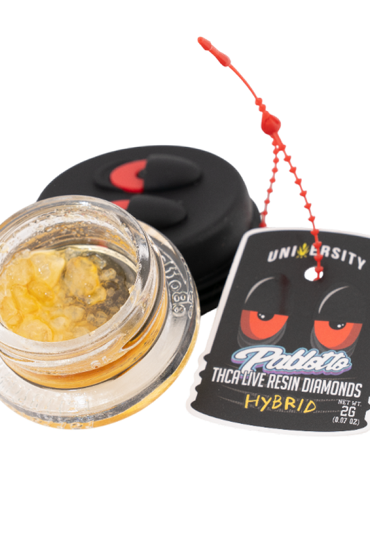 UNIVERSITY THCA DIAMOND PABLOTTO 2GM JAR