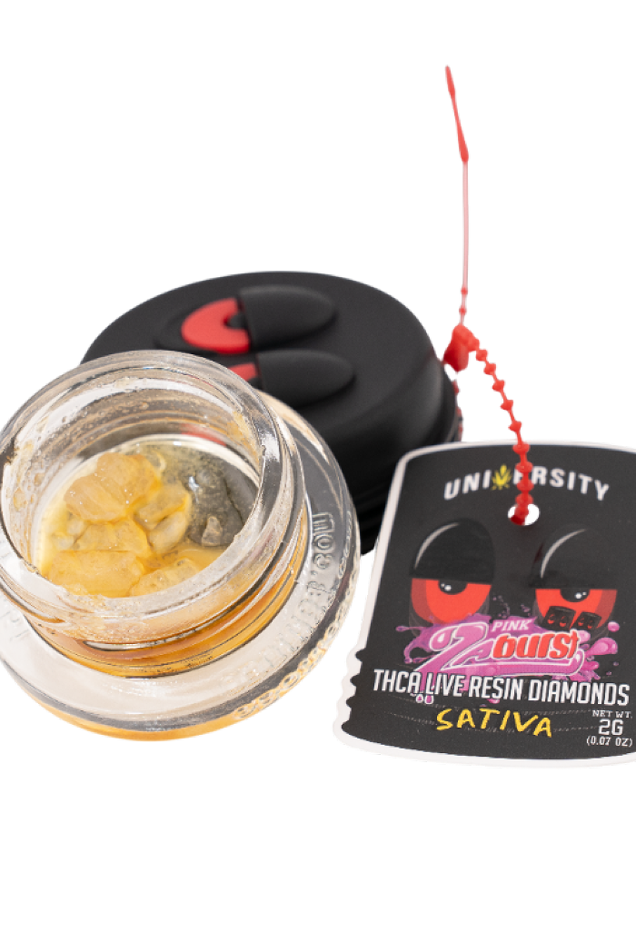 UNIVERSITY THCA DIAMOND PINK ZABURST 2GM JAR