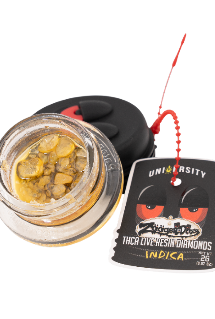 UNIVERSITY THCA DIAMOND ZAAGENDAAZ 2GM JAR