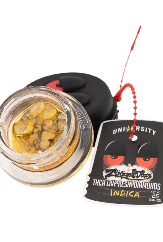 UNIVERSITY THCA DIAMOND ZAAGENDAAZ 2GM JAR