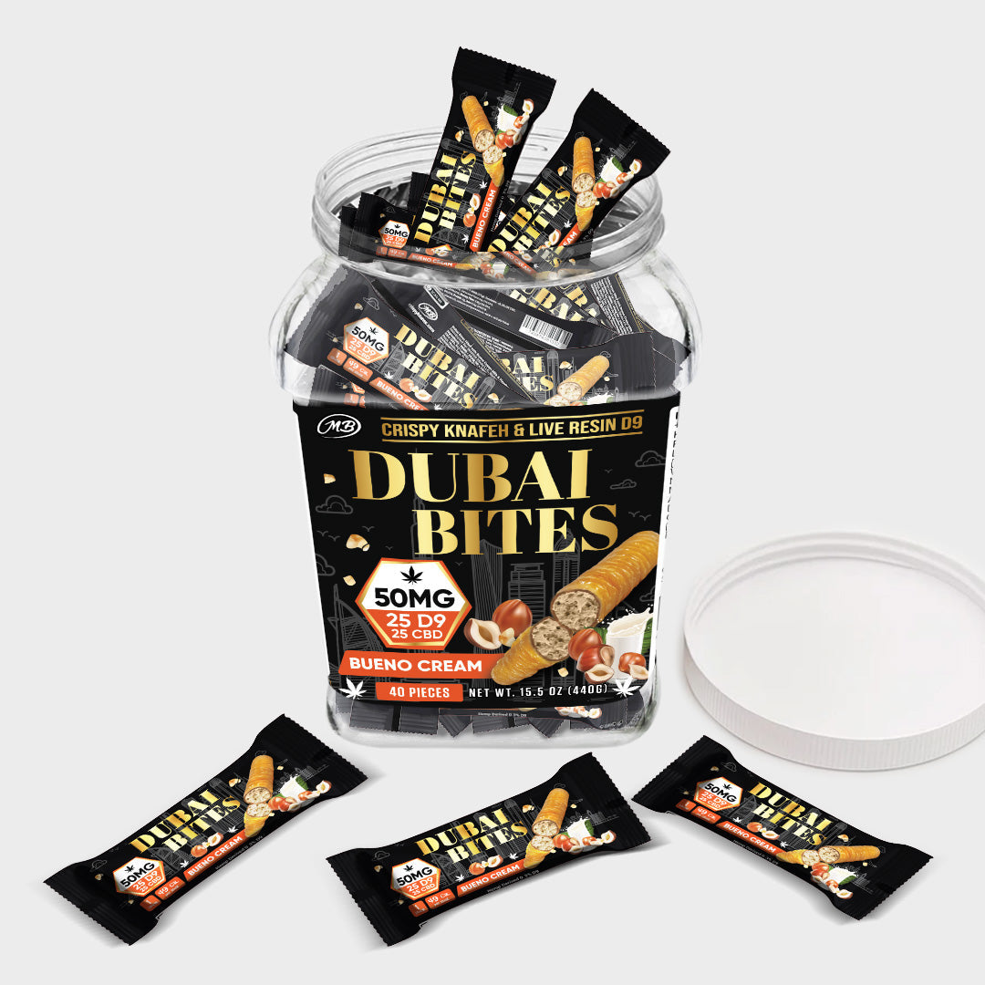 DUBAI BITES DELTA 9 50MG 40CT - -BUENO CREAM
