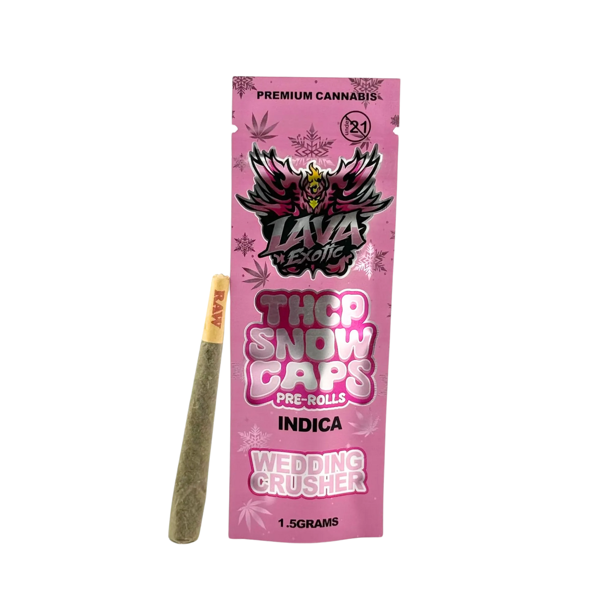 LAVA THCP SNOW CAPS 1CT 1.5GM-WEDDING CRUSHER