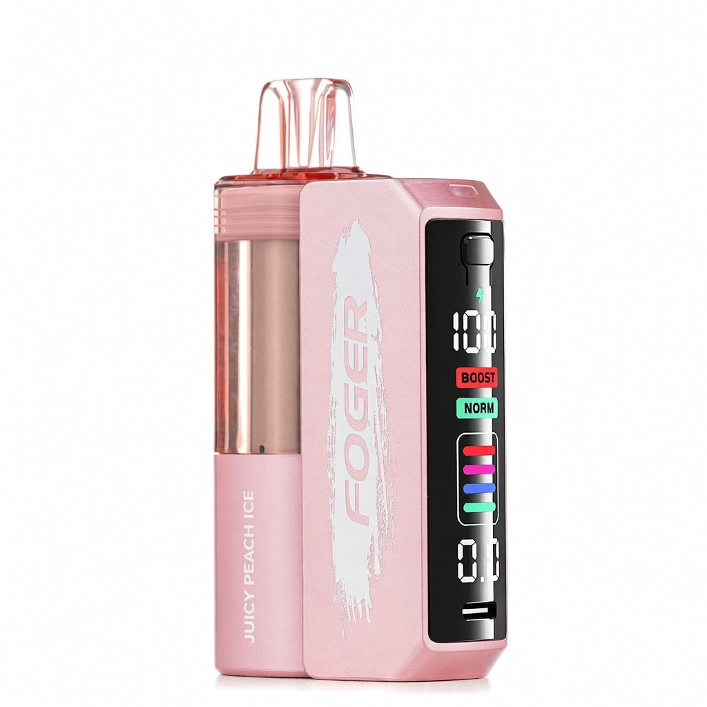 FOGER SWITCH PRO 30K PUFF DISPOSABLE 5CT/BOX - -JUICY PEACH ICE