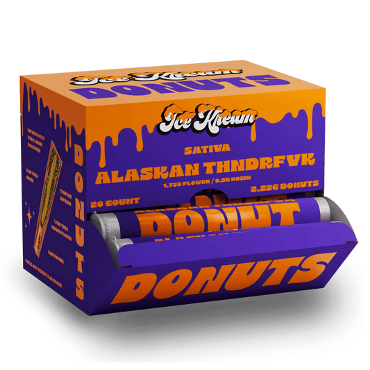ICE KREAM ALASKAN THNDRFVK POWDERED DONUTS THCA DIAMONDS SATIVA HASH HOLES