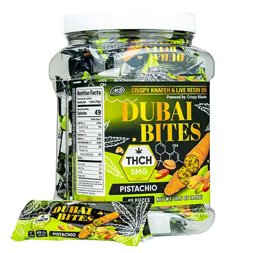 DUBAI BITES THCH 40CT - -PISTACHIO