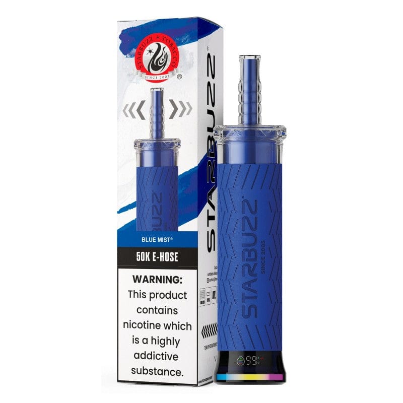 STARBUZZ  E-HOSE BLUE MIST 40ML E-LIQUID  RECHAREABLE DISPOSABLE VAPE 50K PUFFS