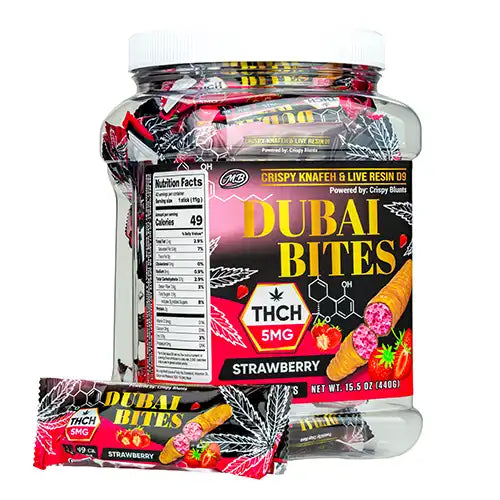 DUBAI BITES THCH 40CT - -STRAWBERRY